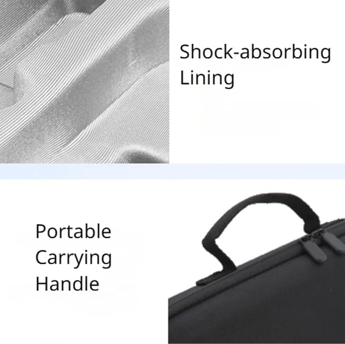 Hair Dryer Portable Storage Case Waterproof Travel Organizer Carrying Bag Handheld Protection Case for Dyson Hair Dryer Accessories (Black)