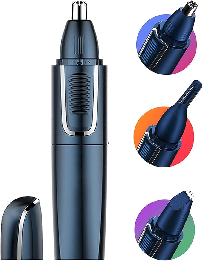 3-in-1 Nose Eyebrow &amp Facial Hair Trimmer Rechargeable