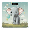 Lovely Elephant Bathroom Scale Ultra-Bright Liquid Crystal Screen Weight Scale Accurate Bathroom Body Scales for Body Weight Bathroom Pet Home Bedroom Gift-Giving