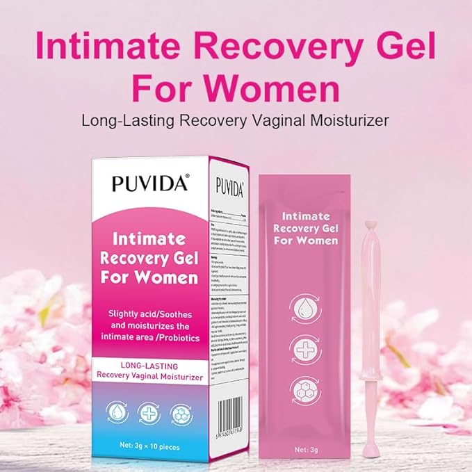 Intimate Recovery Gel (10 pcs) – Vegan PDRN Vaginal Moisturizing Gel for Elasticity &amp Firm-Feel Support Hydrating Intimate Care pH Balanced