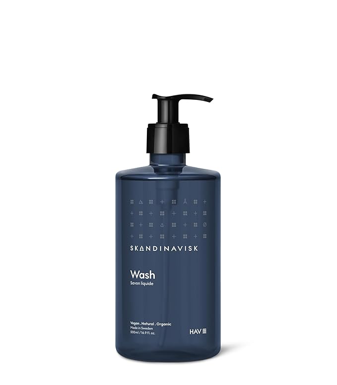 Skandinavisk Wash HAV ‘Sea’ Scent notes: Salt spray and sea kelp hawthorn and beach rose 16.91 fl. oz.