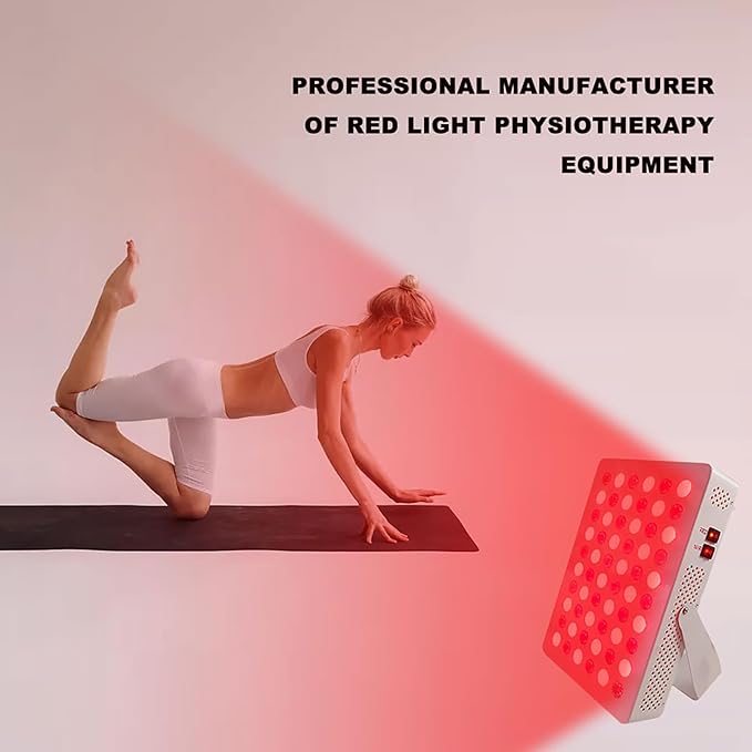 GOURIXIN Red Light Therapy at Home for Face Body 5 Wavelengths 630nm 660nm 810nm 830nm 850nm Clinical Grade Near Infrared Light Device Therapy Panel with Stand