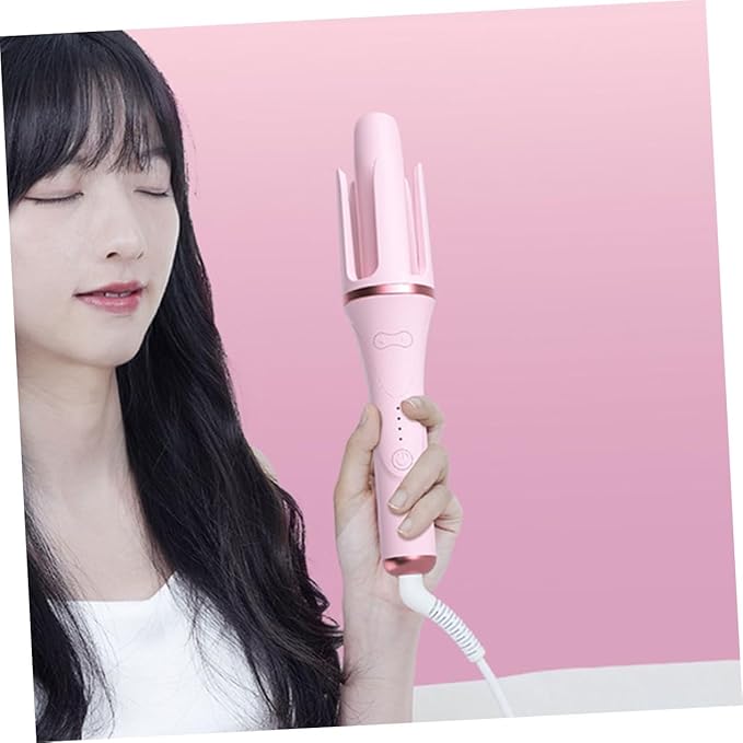 PartyKindom Automatic Hair Curler Curling Wand Electric Wire for Wet Dry Temperature Control Us Plug