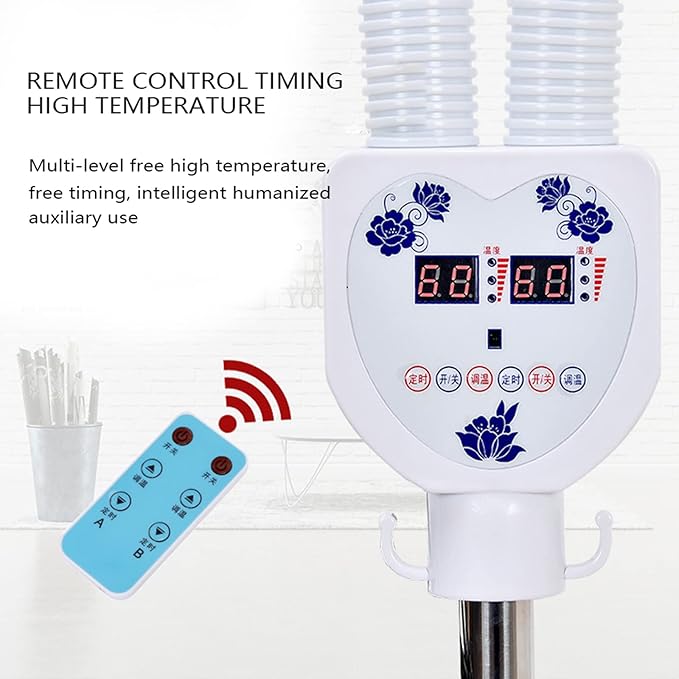 DYRABREST 110V Beauty Salon Heat LampSingle-Head Red-Light Roasting Lamp for Body Relieve Joint Pain and Muscle Aches (2)