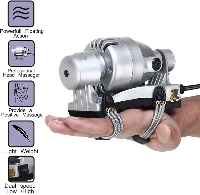 AC Speed Head Massager Machine for Full Body and Pain Relief Device
