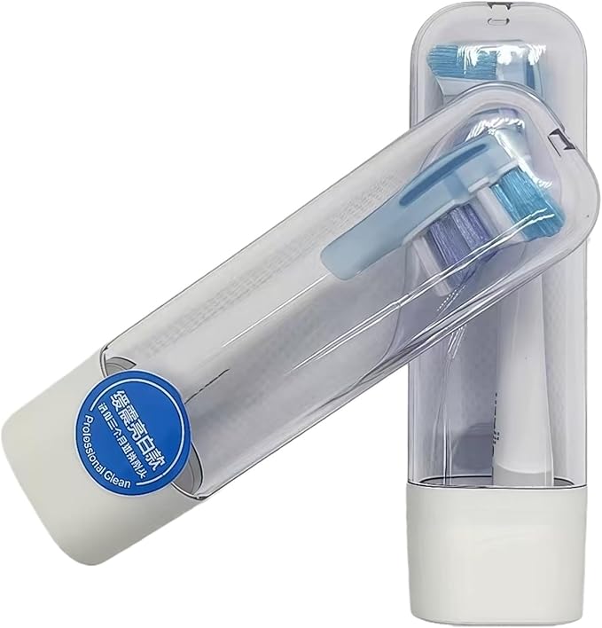 Electric Toothbrush Replacement Brush Head - Compatible with Usmile Y1S/P10 Electric Toothbrush (Accessories)(2Pcs Blue)