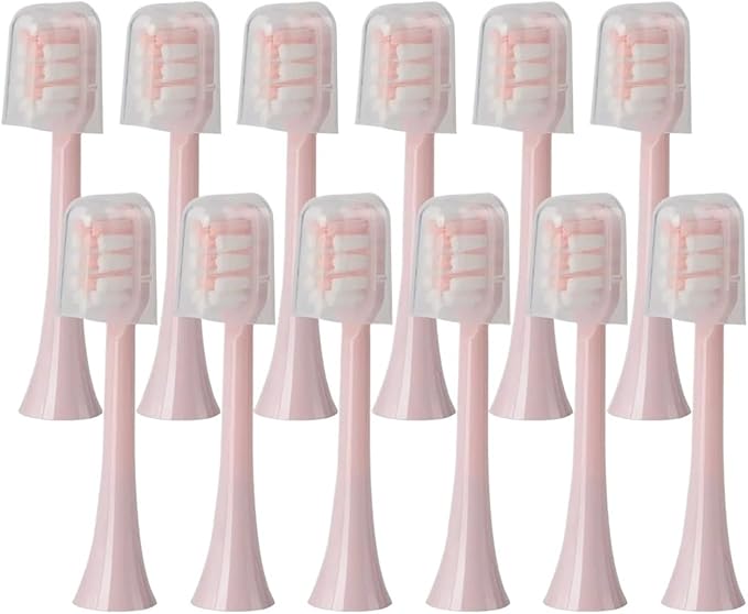 Replacement Brush Heads for SOOCAS X3U/X3Pro/X5/V1/D2/D3 6/12pcs Bristle Electric Toothbrush Dupont Sealed Packed(SHUSHI-PK-12PCS)