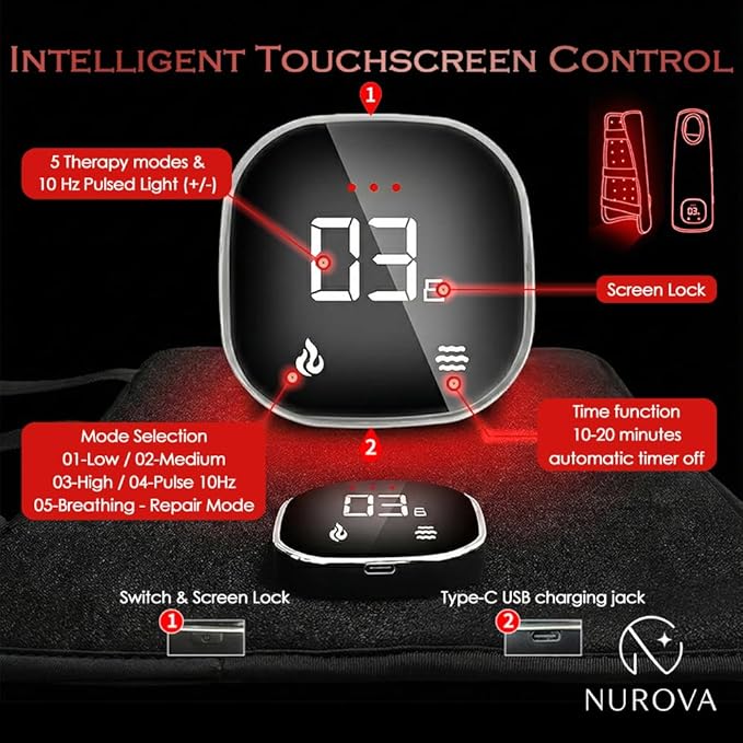 Activa Cuff Red Light Therapy Arm &amp Leg Relief Unrestricted Daily Activity