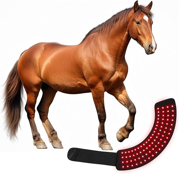 LED Red Light Therapy Device for Horse Hoof Infrared Horse Care Therapy Wrap Red Light Therapy for Horses for Horse Wounds and cuts Joint Pain Relief
