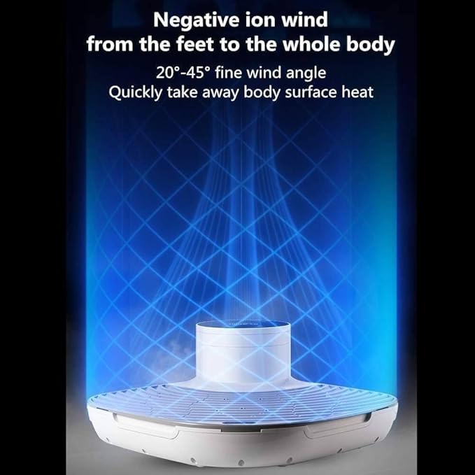 Body Dryer 1300W Negative Ions Body Heater Blow Dryer 20-45℃ Adjustment Foot Touch Screen Body Care Dryer for Home and Bathroom