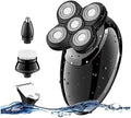 4 in1 Mens Electric RazorDry Wet Waterproof Man Rotary ShaverPortable Facial Cordless Shaver Travel Easy to Operate and Store