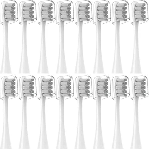 16pcs Replacement Brush Heads Compatible for Oclean Sonic X/Pro/ Z1/ SE F1 One PW01/03/05/07/09 P5 Electric Toothbrush(16 (2 Colors))