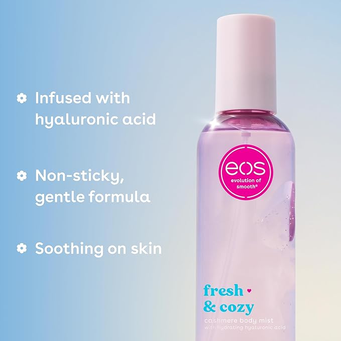 eos Fresh &amp Cozy Scent Layering Bundle - Body Wash Body Mist Body Lotion