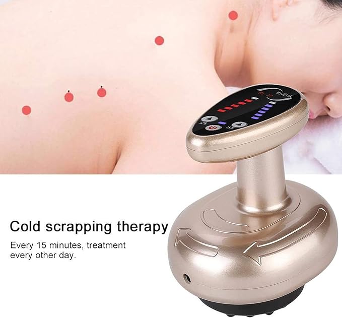 2 in 1 Electric Gua Sha Scraping Massager and Cupping Therapy Tool for Body Back Pain Relief Relaxation Gifts
