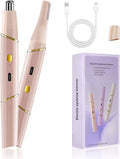 cjc Nose Hair Trimmer for Women 2025 Professional Painless 2 in 1 USB Rechargeable Eyebrow &amp Facial Hair Trimmer Precision Tool with Powerful Motor and Dual-Edge Blades