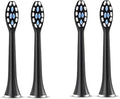 Compatible for SUBORT S7 Replacement Brush Heads - Super Sonic Toothbrush Accessories(4 Black Brush Head)