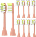 Compatible for 4Pack Replacement Toothbrush Heads Compatible with Ph One Soni Care Electric Head HY1100 HY1200 BH1022(8pcs Pink)