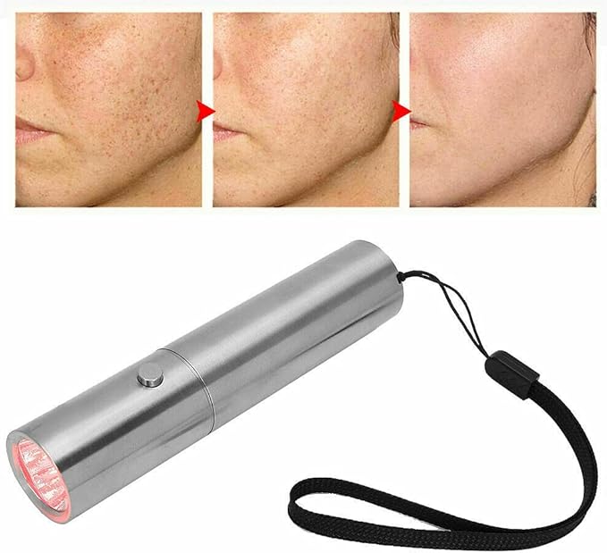 Max Absorption Density Red Light Therapy Cold Laser Flashlight - Optimal Red Deep-Red Near Infrared - Infrared 620nm 660nm 760nm and 830nm 6 W LED Light for Pain Relief (660 nm / 760 nm)