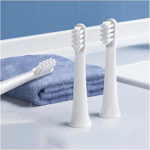 12/18PCS Replacement Brush Heads Compatible with T100 / MES603 Smart Electric Toothbrush Cleaning Whitening(12PCS)