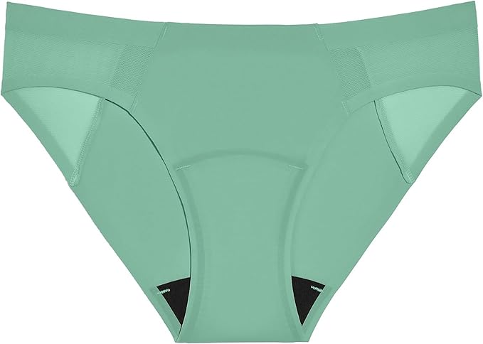 KNIX Women Leakproof Period Underwear No-Show Mesh Bikini – Light Flow Protection Absorbs 1–3 Regular Tampons