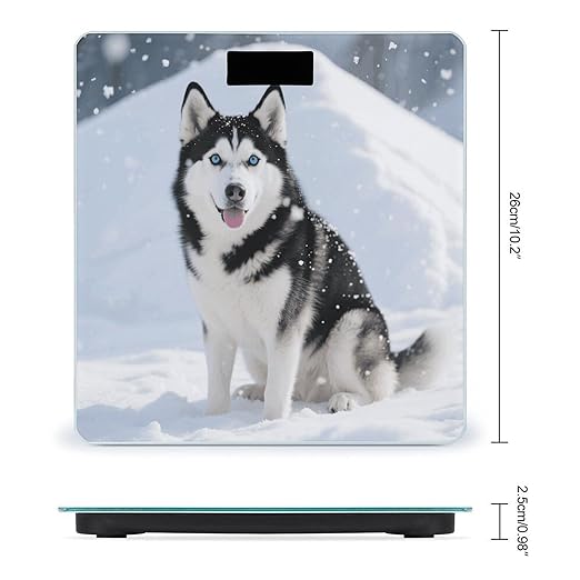 Animal Dog Weight Scale Cute Bathroom Scale for Body Highly Accurate Digital Weighing Machine for People Compact LCD Display Scales with Sturdy Toughened Glass Scales