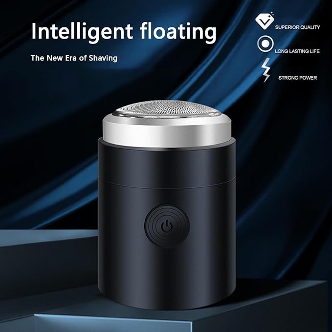 Electric Shaver Men's Electric Travel Shaver Wireless Electric Mobile Electric Travel Shaver USB Wet and Dry Beard Grooming Kit Men's Hair Removal Device for Short Hard Beard Hair