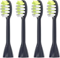 4Pack Replacement Toothbrush Heads Compatible with Ph One Soni Care Electric Head HY1100 HY1200 BH1022(Blue)