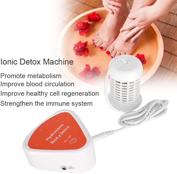 YUYTE Portable Ionic Foot Bath SPA - Detox Foot Soaker Massager for Improves Circulation Soothe Tired Muscles