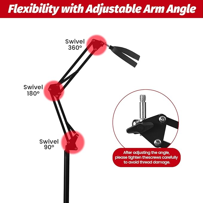Red Light Therapy Stand Light Therapy Stand Angle Height Adjustable Holder Install the Light Therapy Pad on the StandYou can use it on the Whole Body