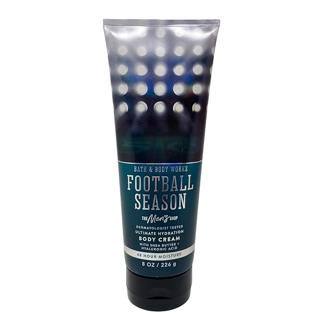Bath &amp Body Works Football Season 2 Ultimate Hydration Body Cream with a Charcoal Scrub Soap