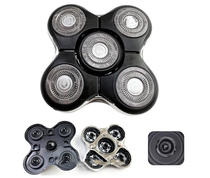 Upgraded 1 Pack Electric Shaver Replacement Blades Men's Trimmer Head for Model XR1600 XR7000 XR7100 XR7200 RX5 RX7 Men's Electric Razor Head 5 Buckling Feet Shaver Heads