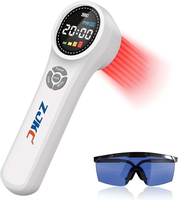 Portable Red Light Therapy Back Pain 16X660nm + 4X980nm + 4X810nm Upgraded Handheld Light Device for Knee ShoulderMuscle &amp Joint Pain Relief Infrared Light Therapy Machine for Human/Pet