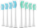 Replacement Toothbrush HeadsCompatibility for Phlps Care Brush Head(4 Green 4 Blue)