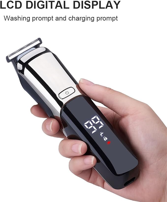 BAHREL Beard Trimmer for Men Electric Razor for Men Cordless Hair Clipper Shaving Kit for Mustache Body Nose Ear Hair Facial Men's Hair Clippers Electric Razor