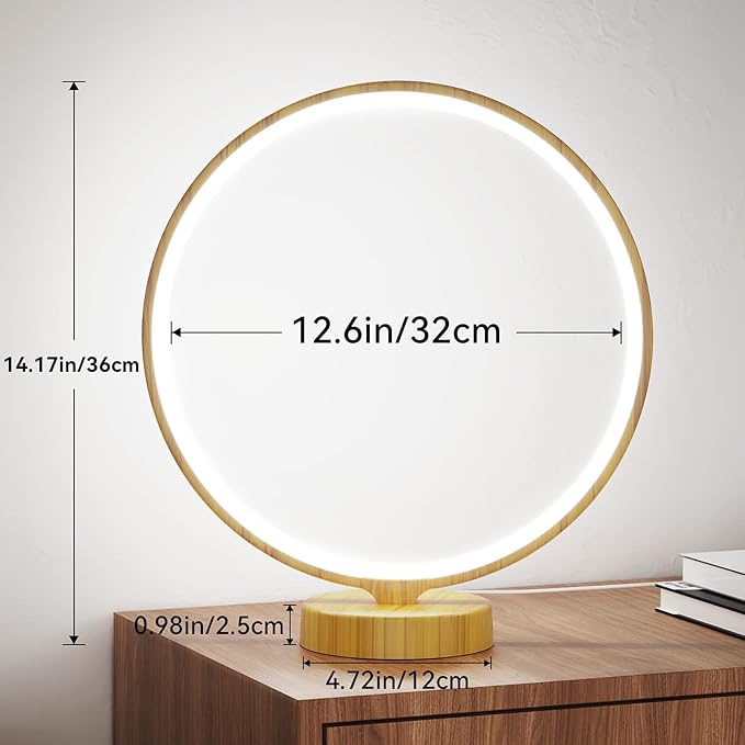 2 in 1 Light Therapy &amp Desk Lamp - 10000 Lux Sun Lamp with Dual Controls 4 Timer Dimmable 3 Color Temperatures