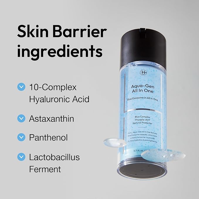 Men's Face Moisturizer - Hydrating Water Gel &amp Pore Minimizer - Non-Greasy Fast-Absorbing Oil Control Daily Face Lotion for All Skin Types - 3.71 fl oz