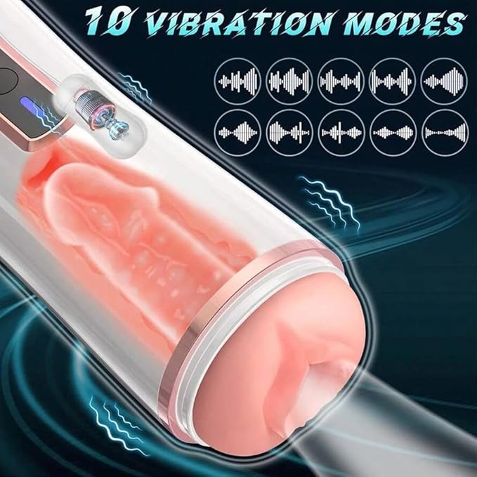 Back Massagers Male Masterburbatar Hands Free with 10 Vibration Sucking Modes Automatic Male Mastusbafor Tight Sleeve Hoodies Pocket Puzzy Silicone Electric Massager Machine PWO03