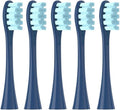 Replacement Brush Heads Compatible for Oclean Flow/X/X PRO/F1/ One/Air 2 Sonic Electric Toothbrush Blue Green Soft Bristle Nozzles(5 Blue)