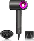 Hair Dryer High-Speed Ionic Low Noise Blow Dryer with Diffuser for Fast Drying Professional 504 Millions Negative Ionic Thermo-Control Hairdryer Travel with Magnetic Diffuser &amp Nozzle