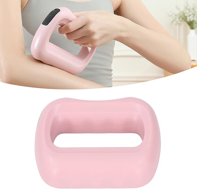 ZJchao Wearable Electric Body Massager Ring Muscle Recovery Electric Body Massager Ring Deep Tissue Vibrations with Portable Design enhances Recovery and Well Being (Pink)