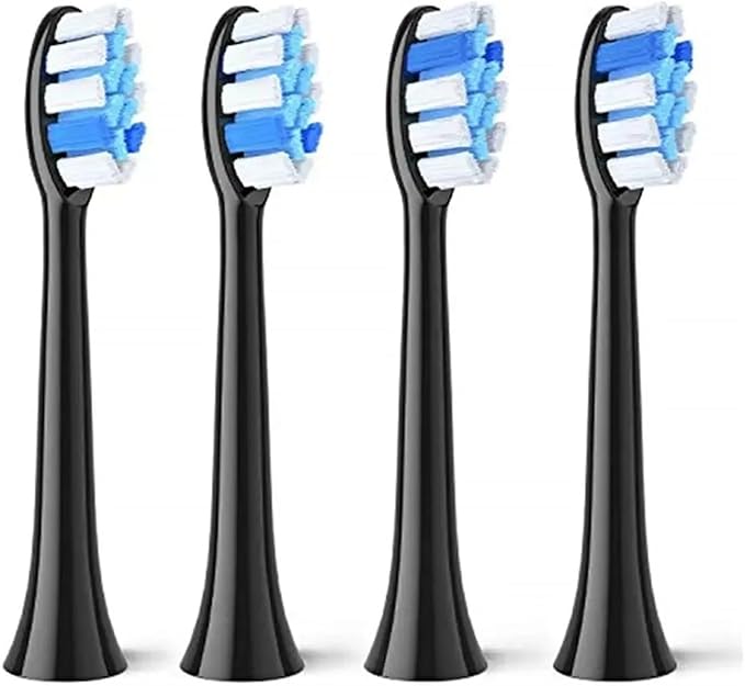 16PCS Electric Toothbrush HeadsCompatible for Fairywill P11 T9 P80(16White)