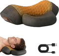 Neck Massager Ergonomic Pillow Massage Neck Hump 3-in-1 Neck Massagers Neck Massagers Cordless with Heat Ideal Gift for Family (Dark Gray)