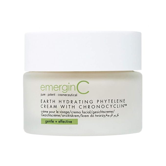 emergin C Earth Hydrating Phytelene Cream - Anti-Aging Moisturizer with Chronopeptides + Multivitamins - Antioxidant-Rich Day + Night Face Cream for Fine Lines + Wrinkles (1.6 oz 50 ml)