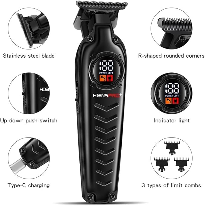 Hair Clipper Professional Men's Electric Trimmer USB Charging Sharp Shaving Does not Damage The Skin Family First Choice