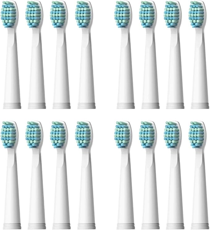Compatible for Fairywill Electric Toothbrushes Replacement Heads Sets for FW-507 FW-508 FW-917 Head Toothbrush(FW01(4pack-16pcs))
