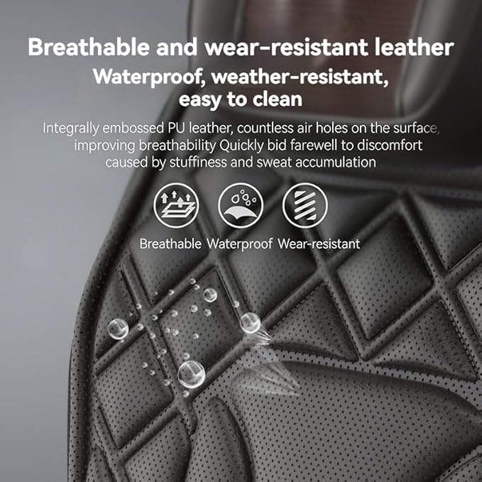 Multi-Functional Heating and Vibration Neck and Back Massager car Neck and Back Massage Cushion seat Cushion Portable Massage seat Cushion. A Gift for Parents
