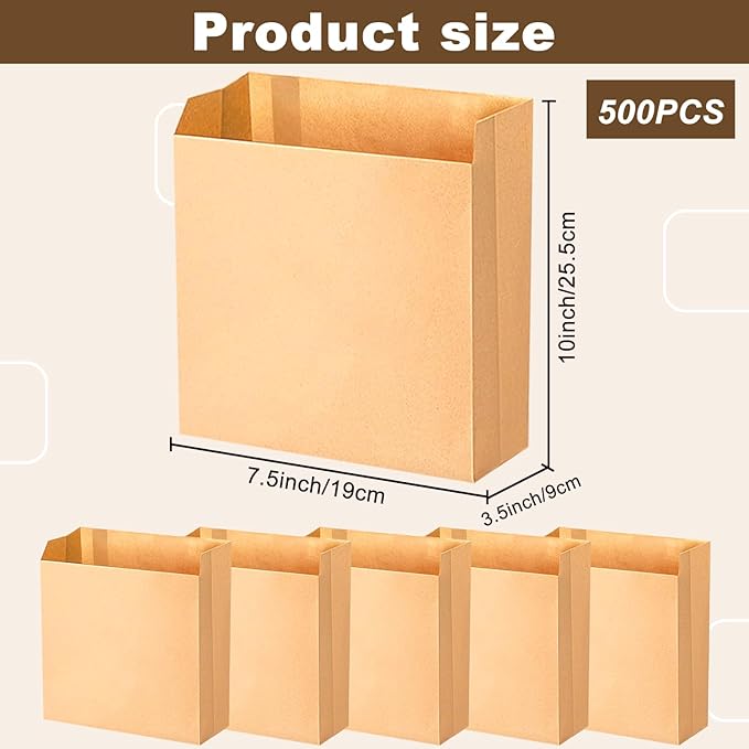 500 PCS 7.5×10in Feminine Hygiene Liner Bags Waxed Sanitary Napkin Disposal Bags Commercial Kraft Waxed Paper Bag Feminine Hygiene Disposal Bag
