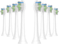 Compatible for 4pcs Replacement Brush Head Compatible with PH Sonic Care Diamondclean Electric Toothbrush(Gold)