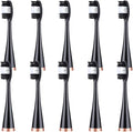 10pcs/lot Ultrasonic Electric Toothbrush Heads Replacement Brush for Teeth(Black)