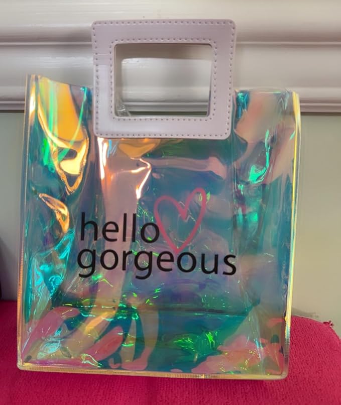 Bath &amp Body Works - 3 Piece Bundle - Spray - Body Cream - Shower Gel - Full Size and Bag HELLO GORGEOUS (Forever Sunshine)